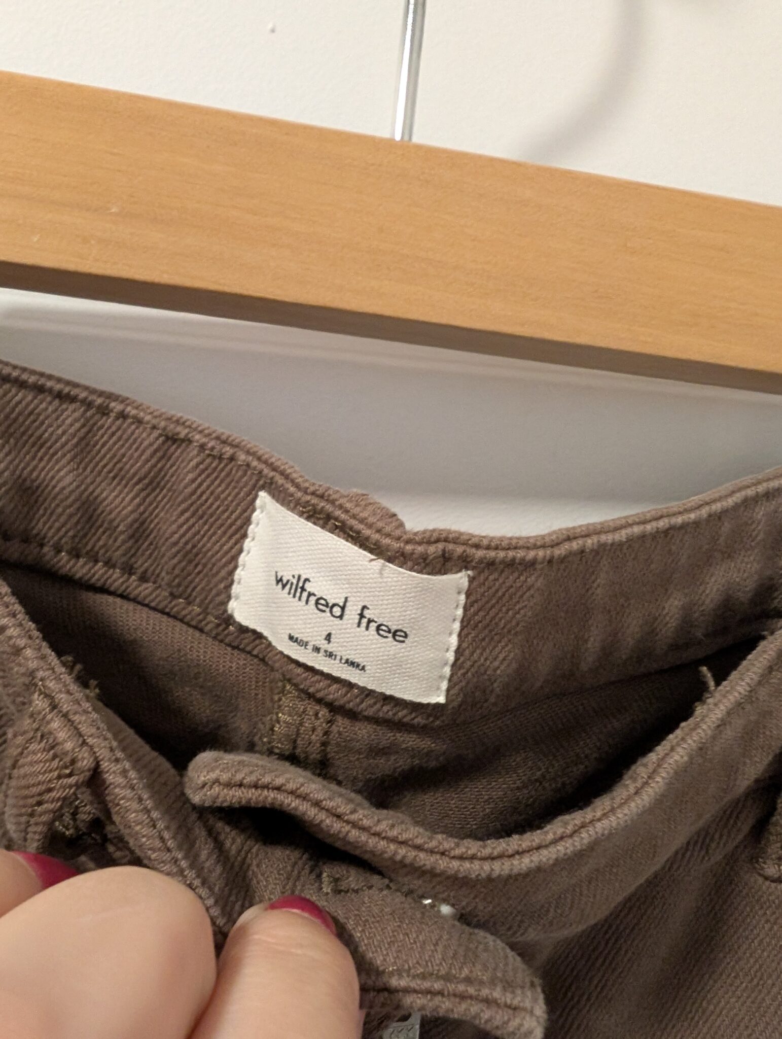 Image for Wilfred Free/Jeans Droit Brun sz 4