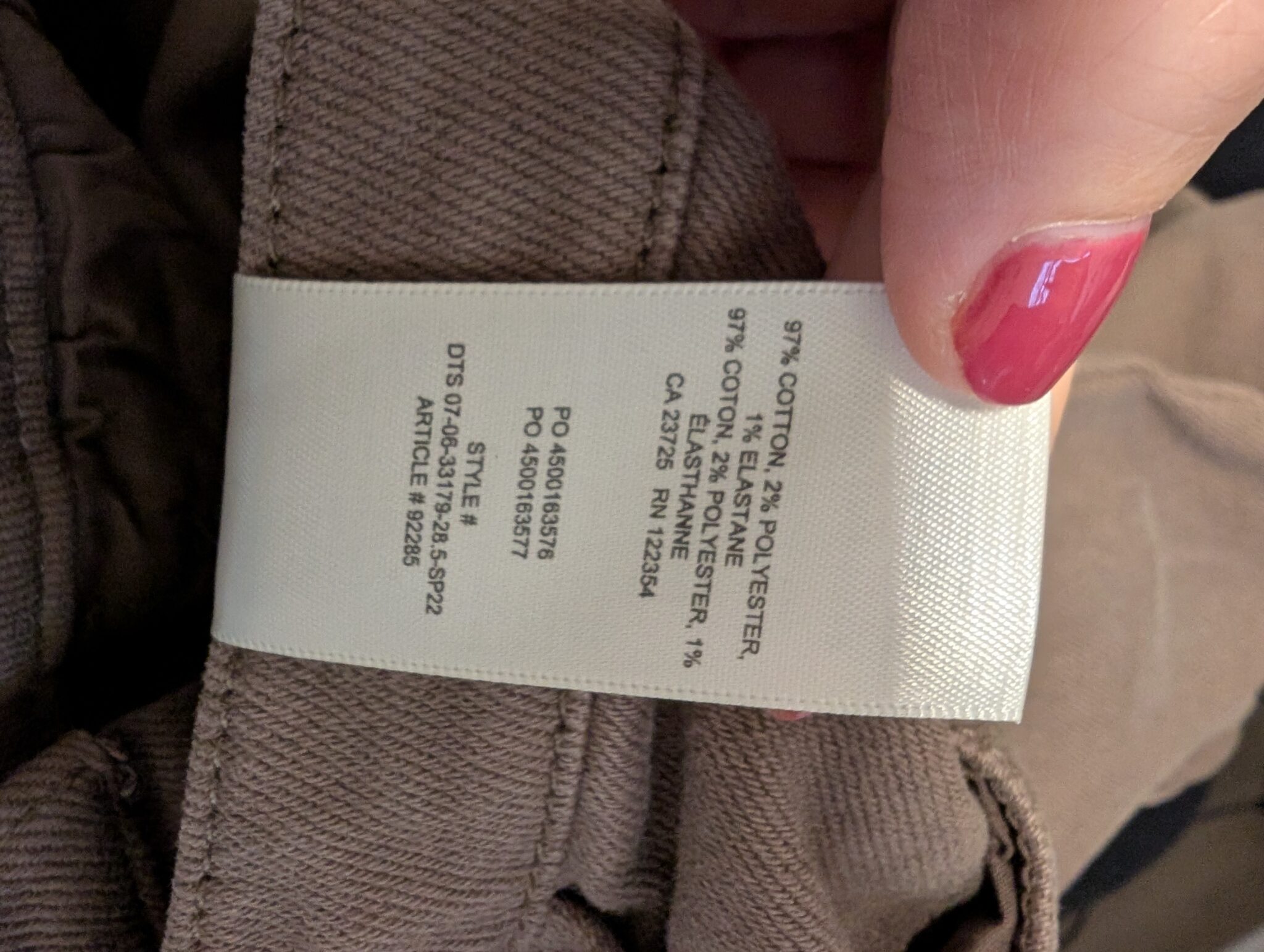 Image for Wilfred Free/Jeans Droit Brun sz 4