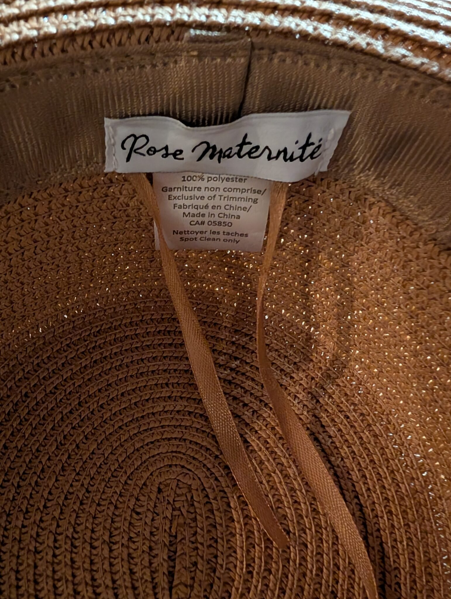 Image for Chapeau rose maternité