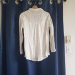 Thumbnail for chemise blanc cassée en Gaze de coton