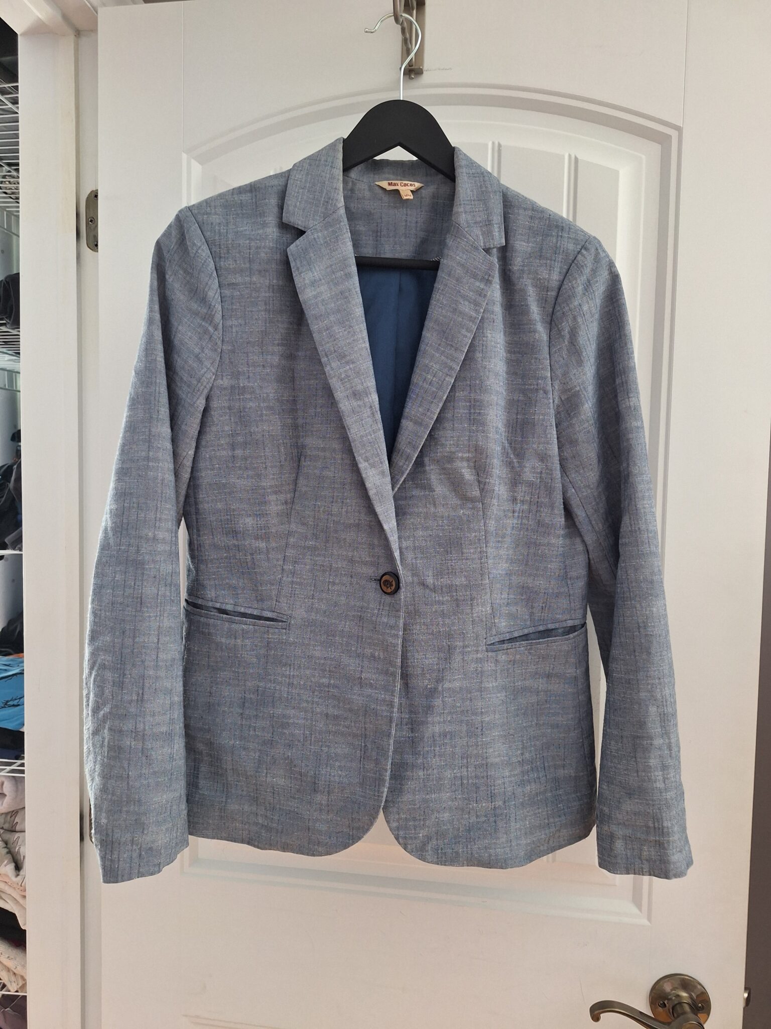 Featured image for Veston bleu-gris