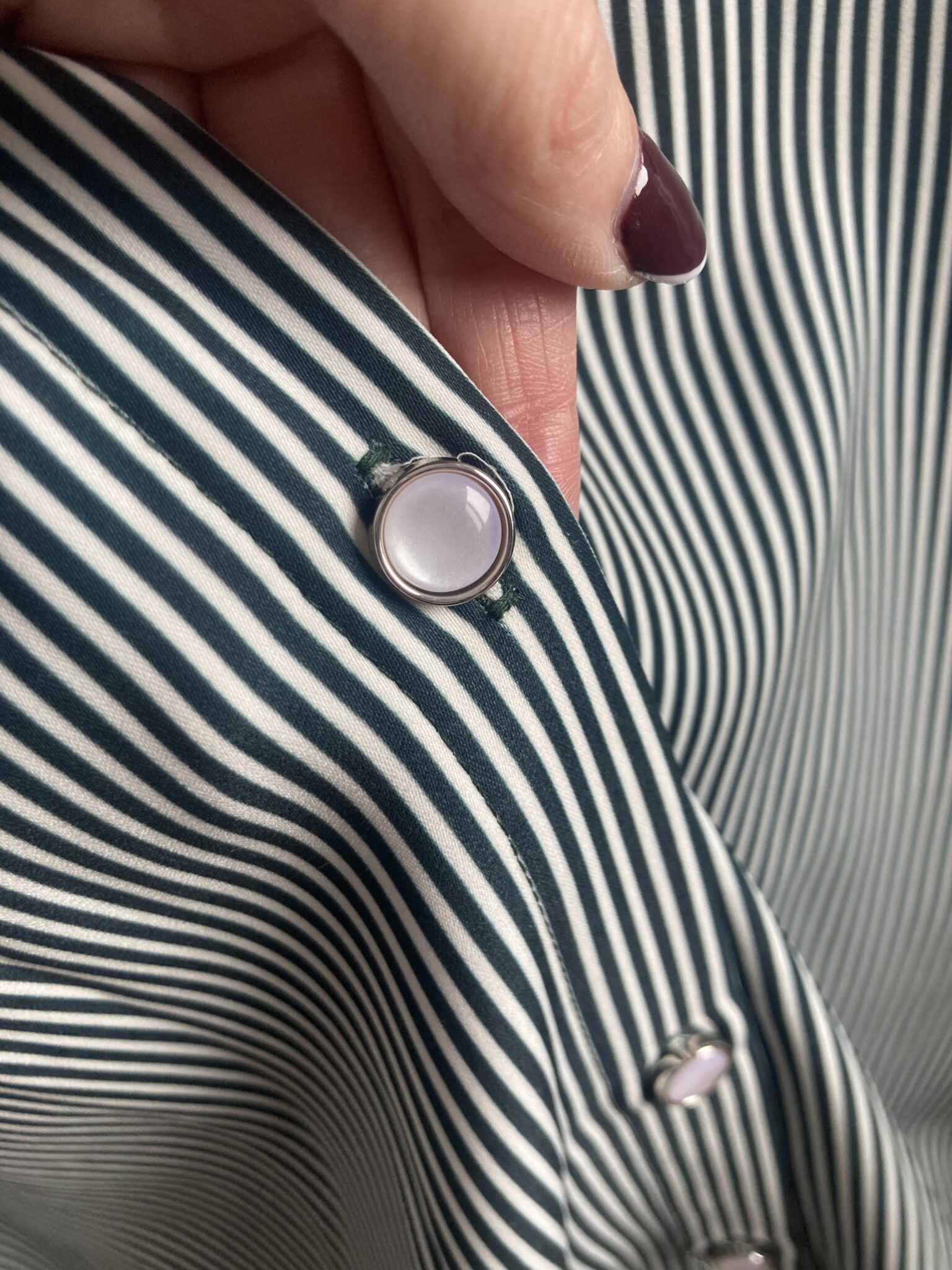 Image for New short-sleeved striped dress