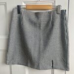 Featured thumbnail for Short black and white checked skirt