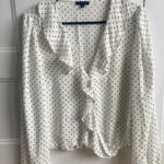 Featured thumbnail for Polka dot wrap blouse