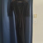 Thumbnail for Combinaison pantalon noir et dentelle.