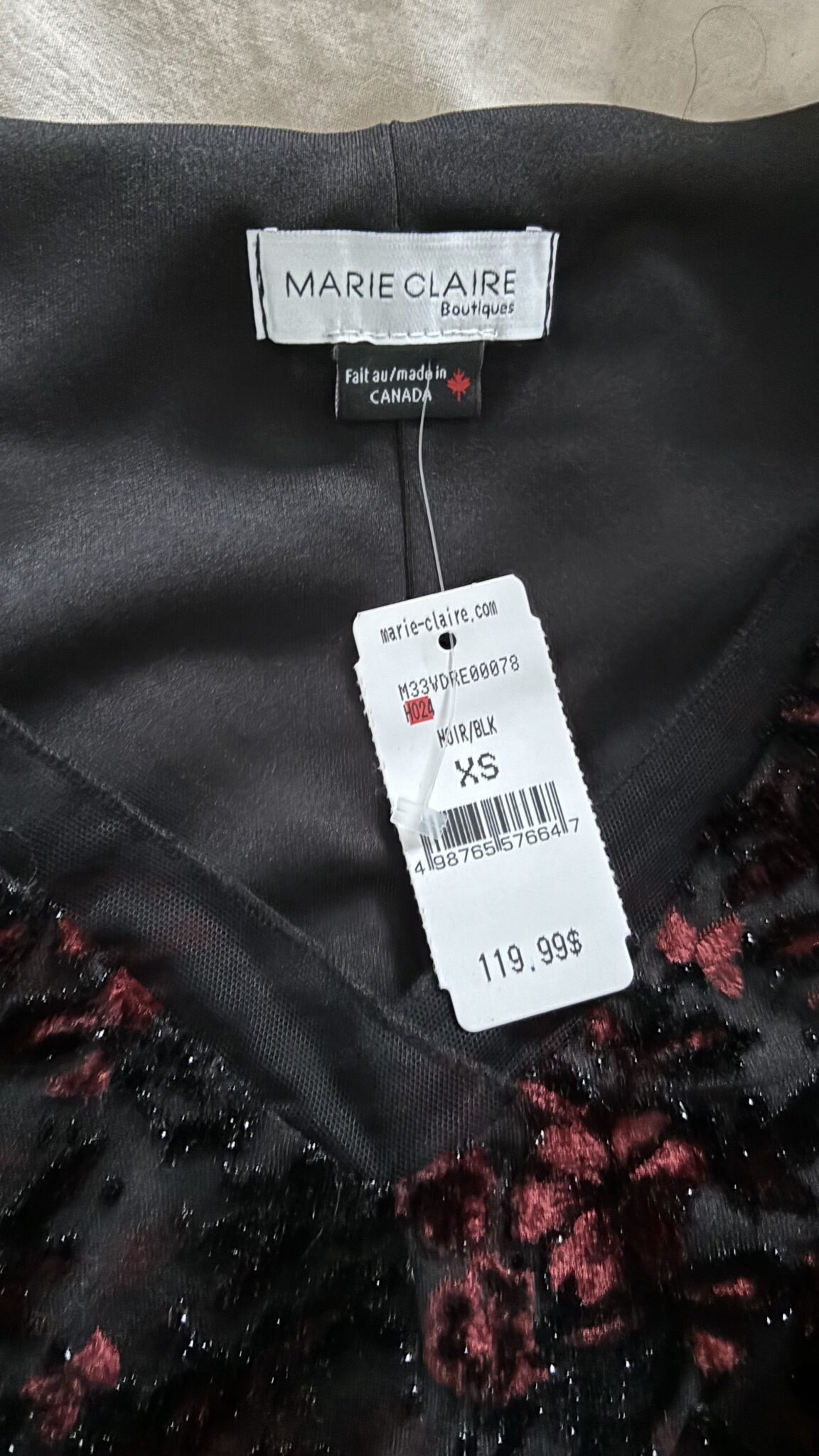 Image for Sequin floral dress