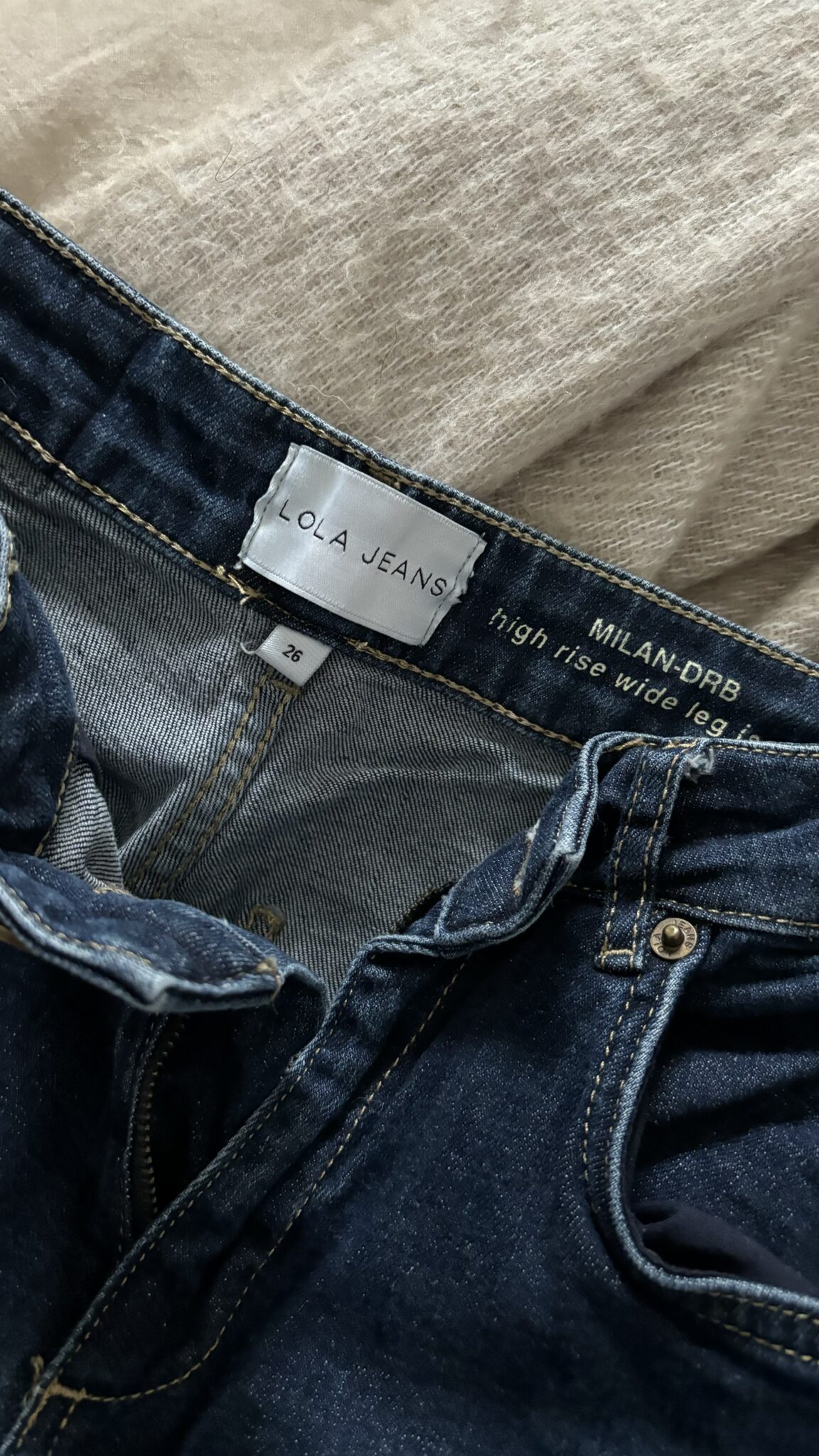 Image for Lola denim évasé