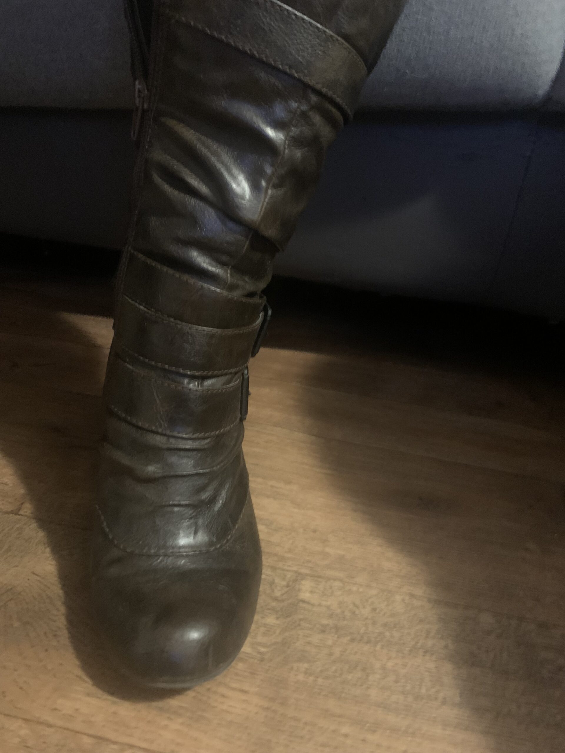 Botte talon brune Spring seconde main
