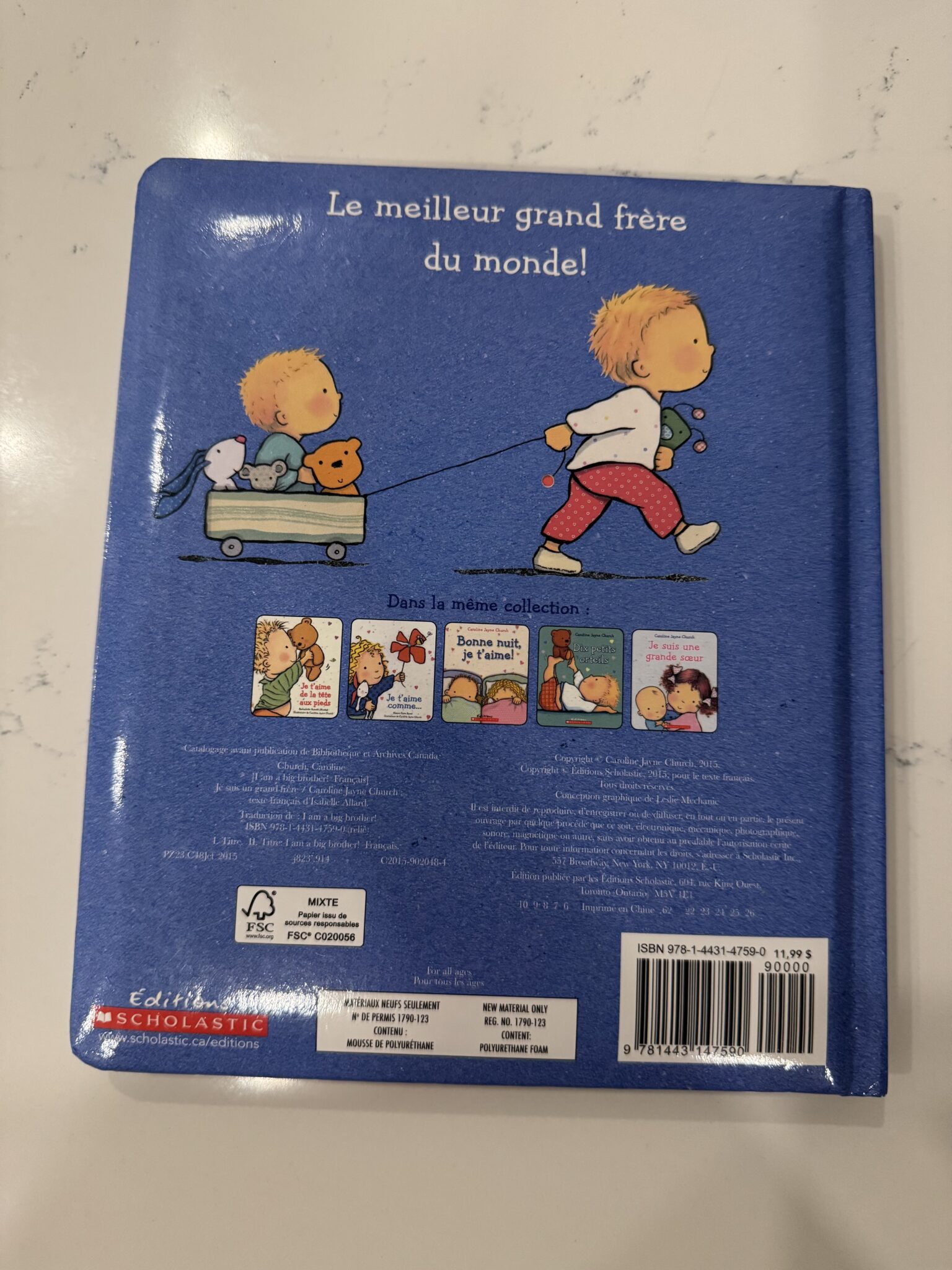 Image for Livre pour enfant - Je suis un grand frère