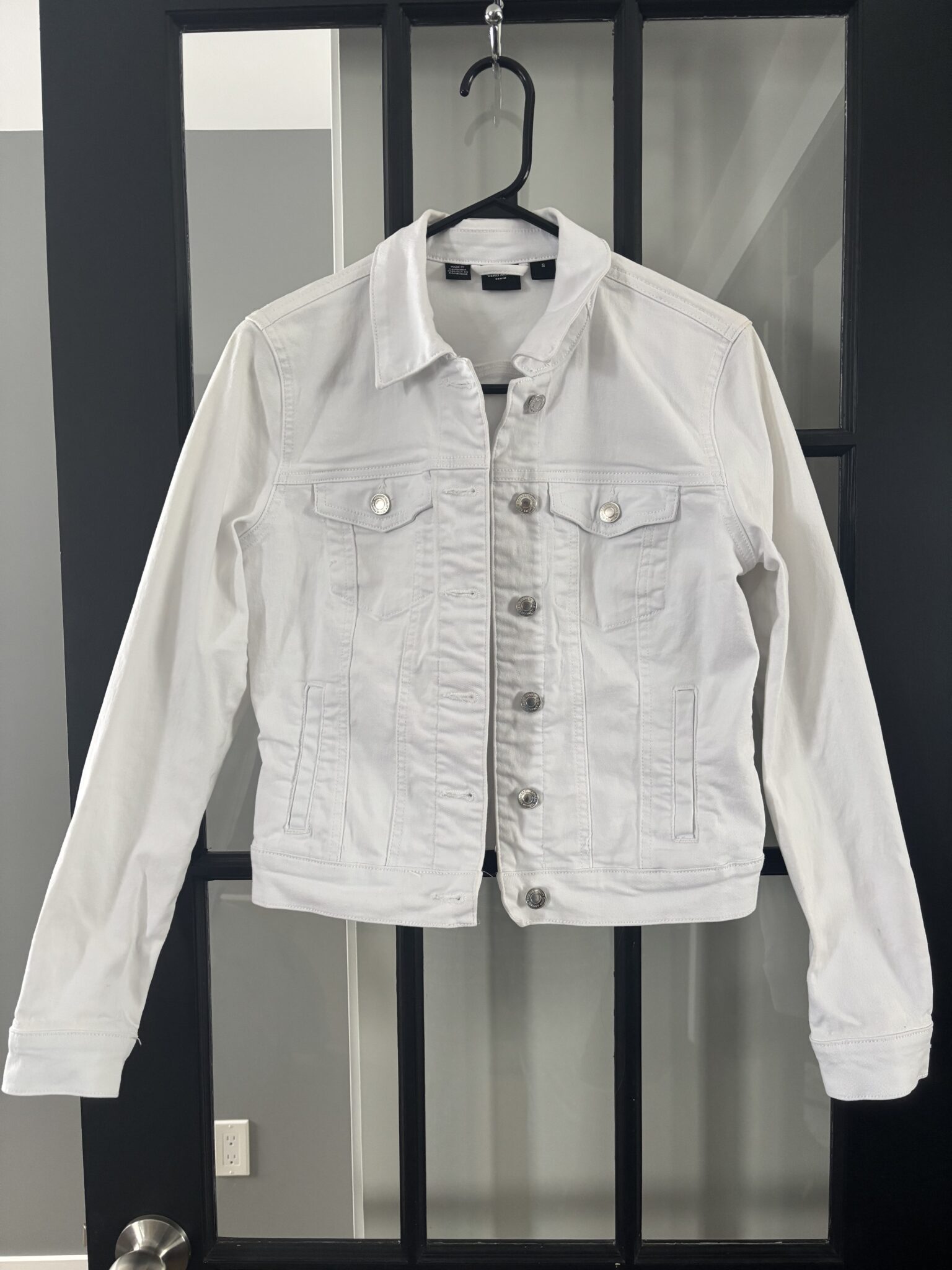 Featured image for Veste de jeans blanche