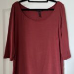 Featured thumbnail for Sarah Pacini rust red top size 4