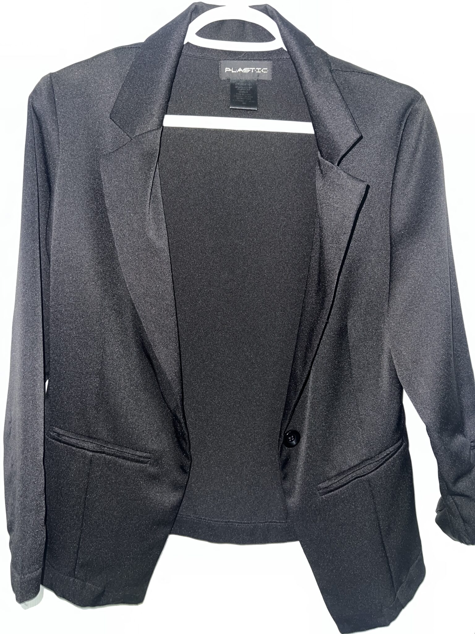 Featured image for Black jacket with rolled-up sleeves