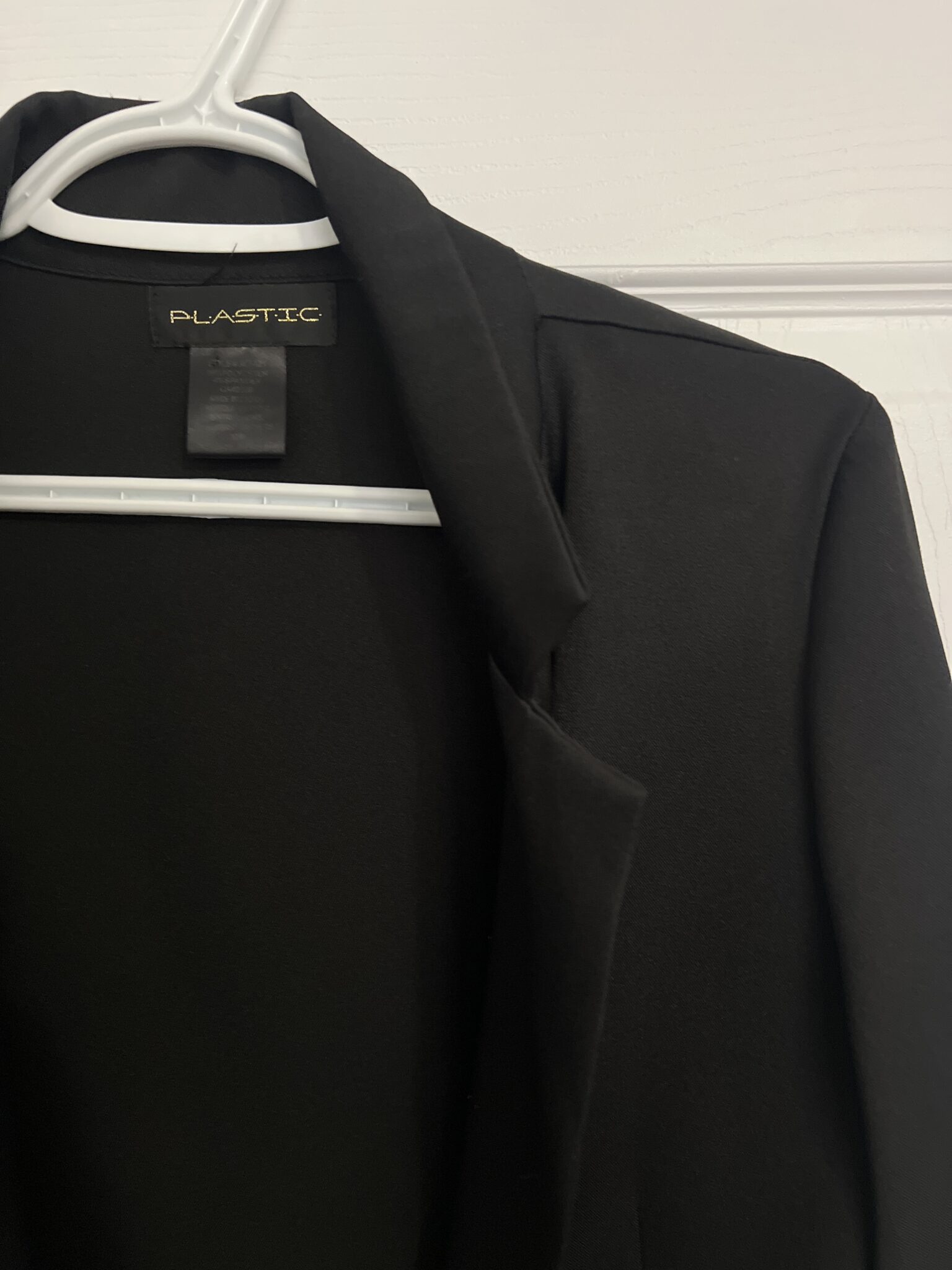 Image for Black jacket with rolled-up sleeves