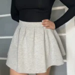 Thumbnail for Sisley skirt size 6 grey