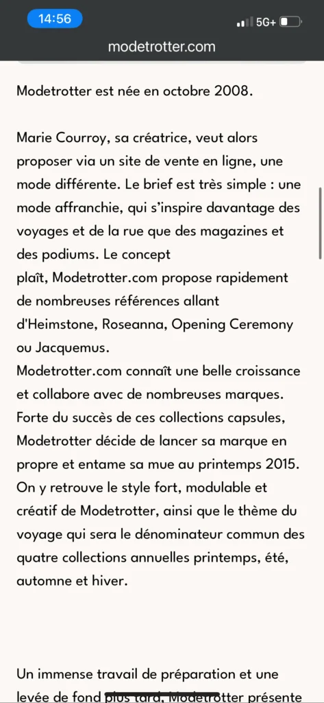 Image for Modetrotter T-shirt
