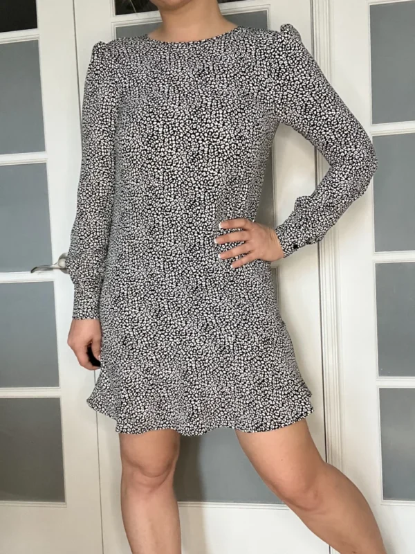 Image for Black and white leopard dress Michael Kors