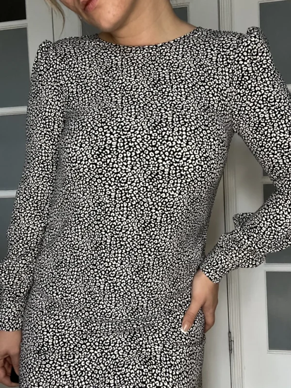 Image for Black and white leopard dress Michael Kors