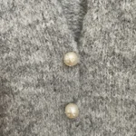 Thumbnail for Pull tricot Gris laine