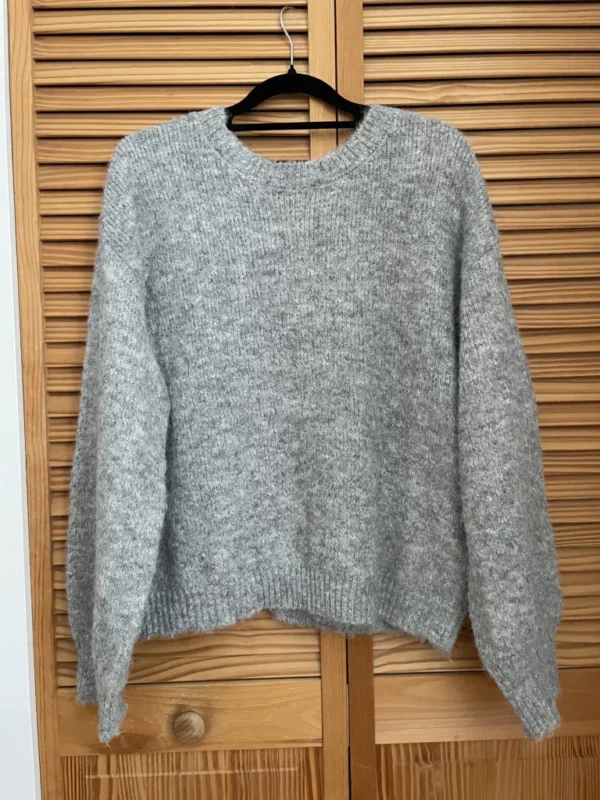 Image for Pull tricot Gris laine