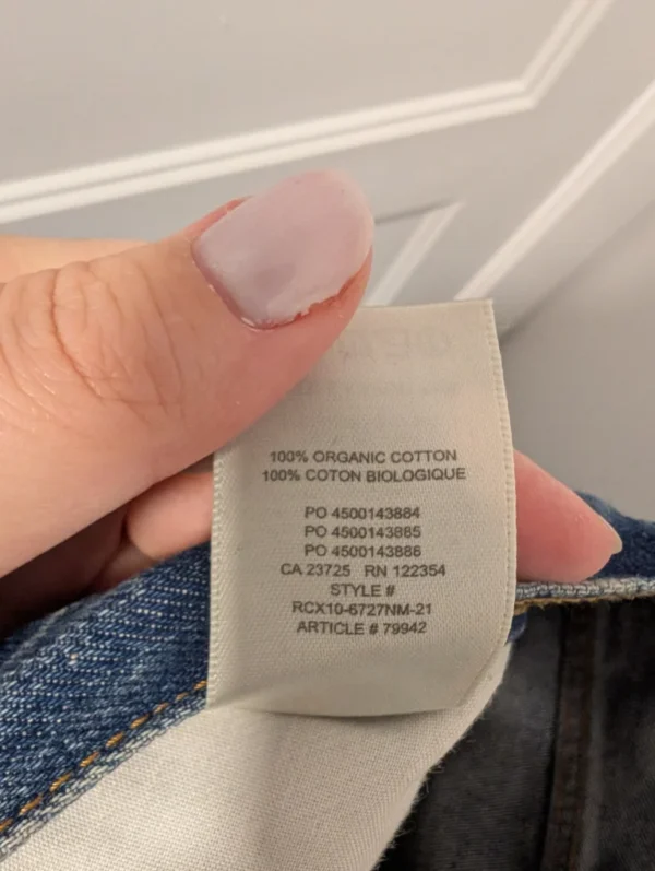 Image for Aritzia/Denim Forum Joni High Rise Loose 29L Sz 24