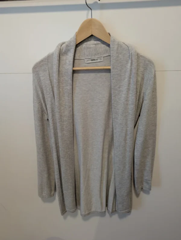 Featured image for Cardigan long gris Zara, small