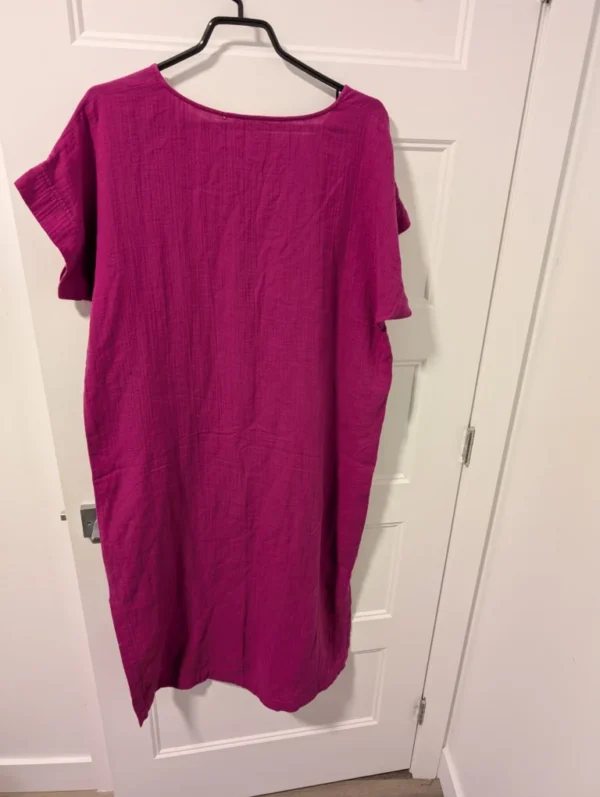 Image for Eileen Fisher/Robe longue Coton Bio Sz S