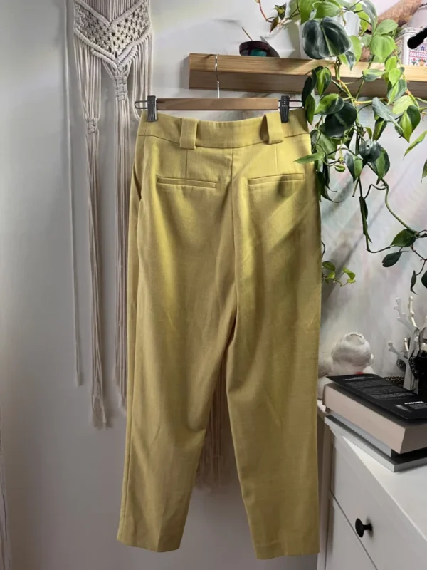 Image for Pantalons à plis jaunes