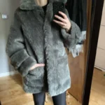 Thumbnail for Manteau fausse fourrure