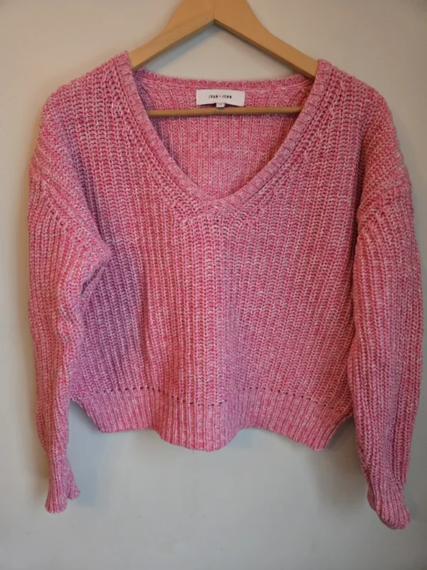 Featured image for John + Jen pink cotton 💯 jumper