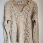Featured thumbnail for Aran merino 💯 knitted jumper