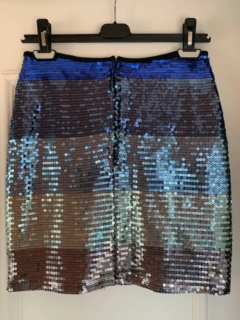 Image for Sequin mini skirt, multicoloured
