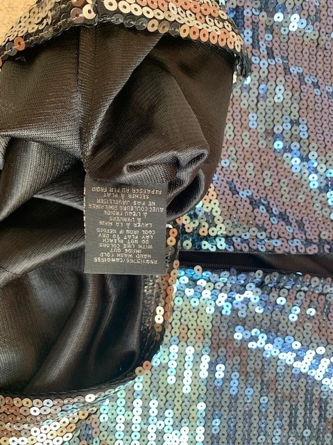 Image for Sequin mini skirt, multicoloured