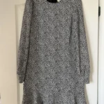 Featured thumbnail for Black and white leopard dress Michael Kors