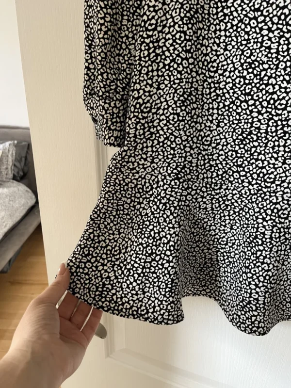 Image for Black and white leopard dress Michael Kors