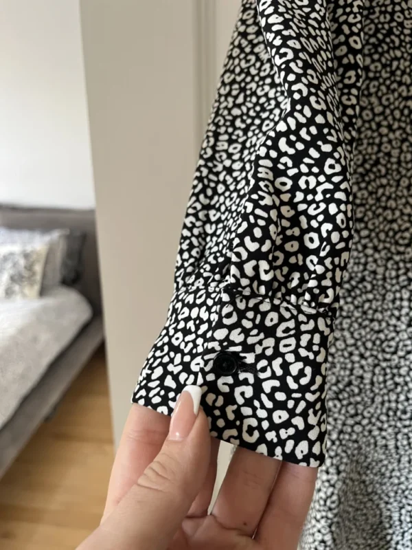 Image for Black and white leopard dress Michael Kors