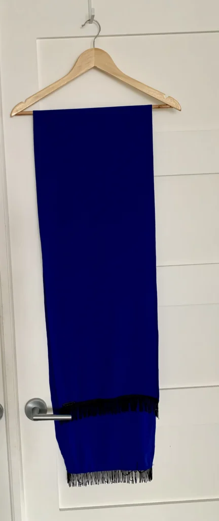 Image for Jolie foulard bleu royal