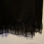 Thumbnail for Short black skirt with lace - Champagne by Le Grenier
