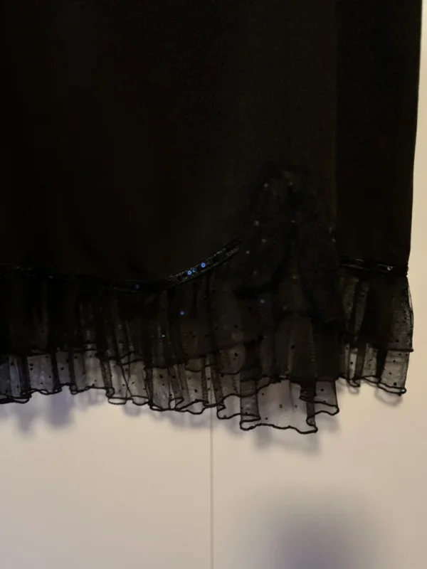 Image for Short black skirt with lace - Champagne by Le Grenier