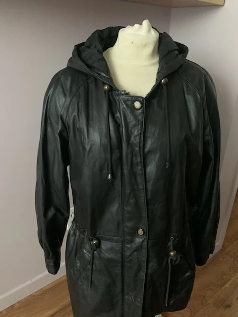 Image for Manteau en cuir vintage
