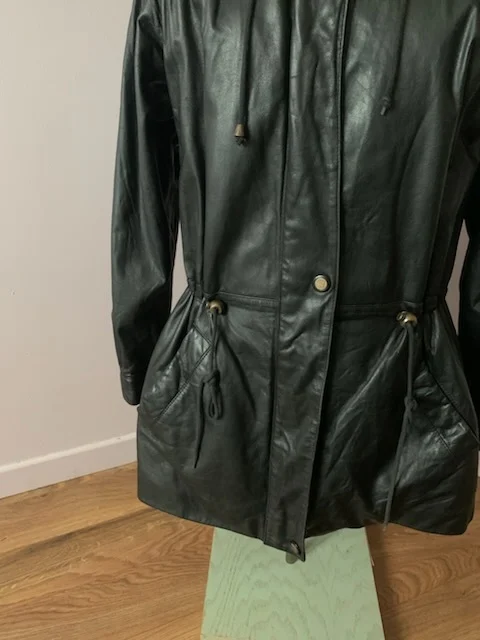 Image for Manteau en cuir vintage