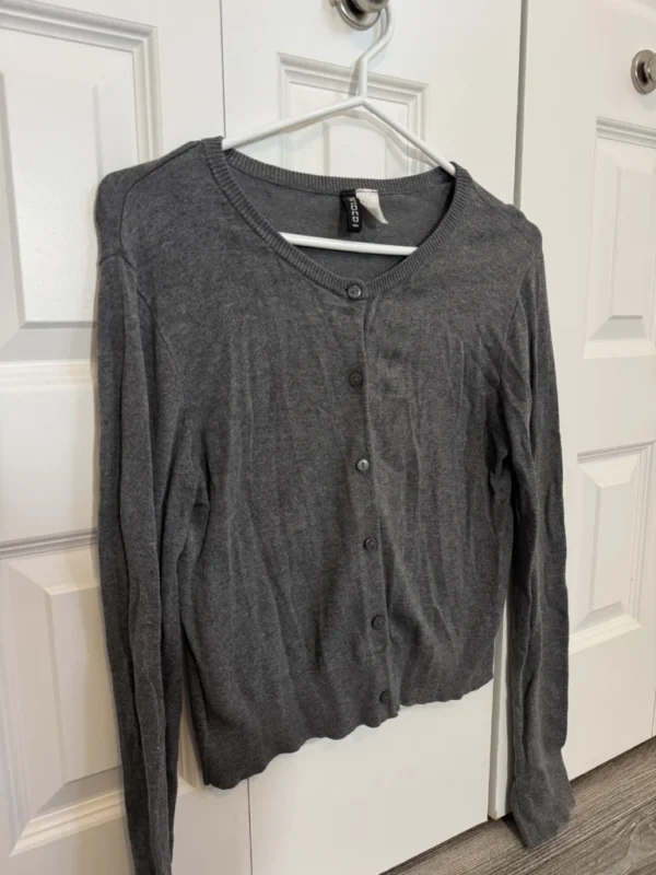 Featured image for Slim cardigan H&M grey