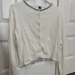Featured thumbnail for White cardigan with sleeve detail