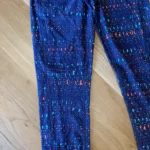 Thumbnail for Legging bleu à motifs de couleurs