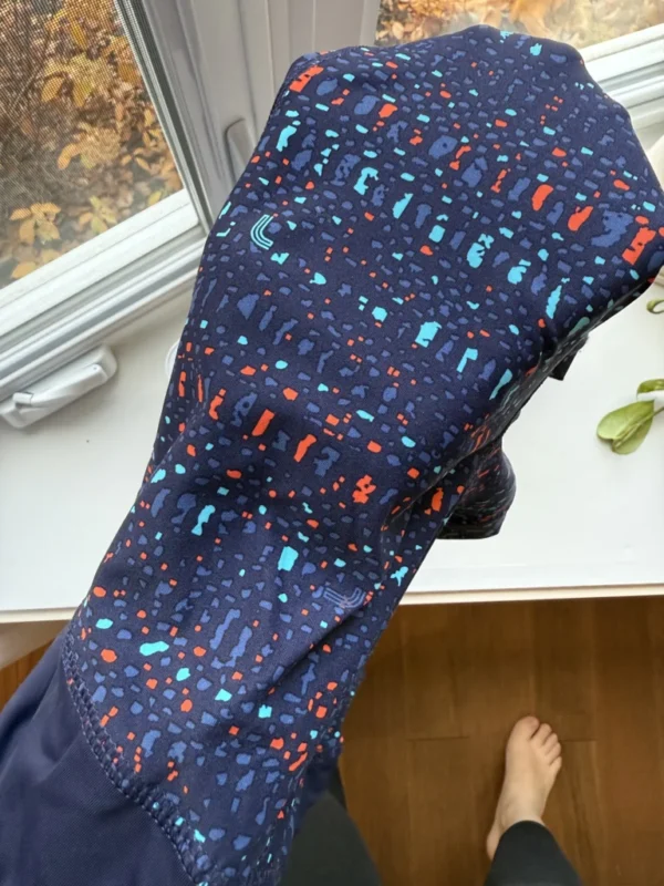 Image for Legging bleu à motifs de couleurs