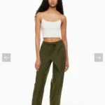 Thumbnail for Pantalon ample vert Wilfred