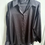 Featured thumbnail for Black silk shirt