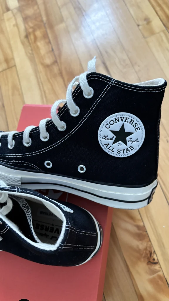 Image for CONVERSE Black Chuck 70 High Top Sneakers