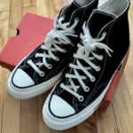 Thumbnail for CONVERSE Black Chuck 70 High Top Sneakers