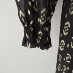 Thumbnail for ✨ Robe portefeuille à motifs dorés – Parfaite pour toutes les occasions ! ✨