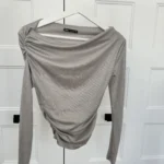 Featured thumbnail for Sparkling Draped Sweater